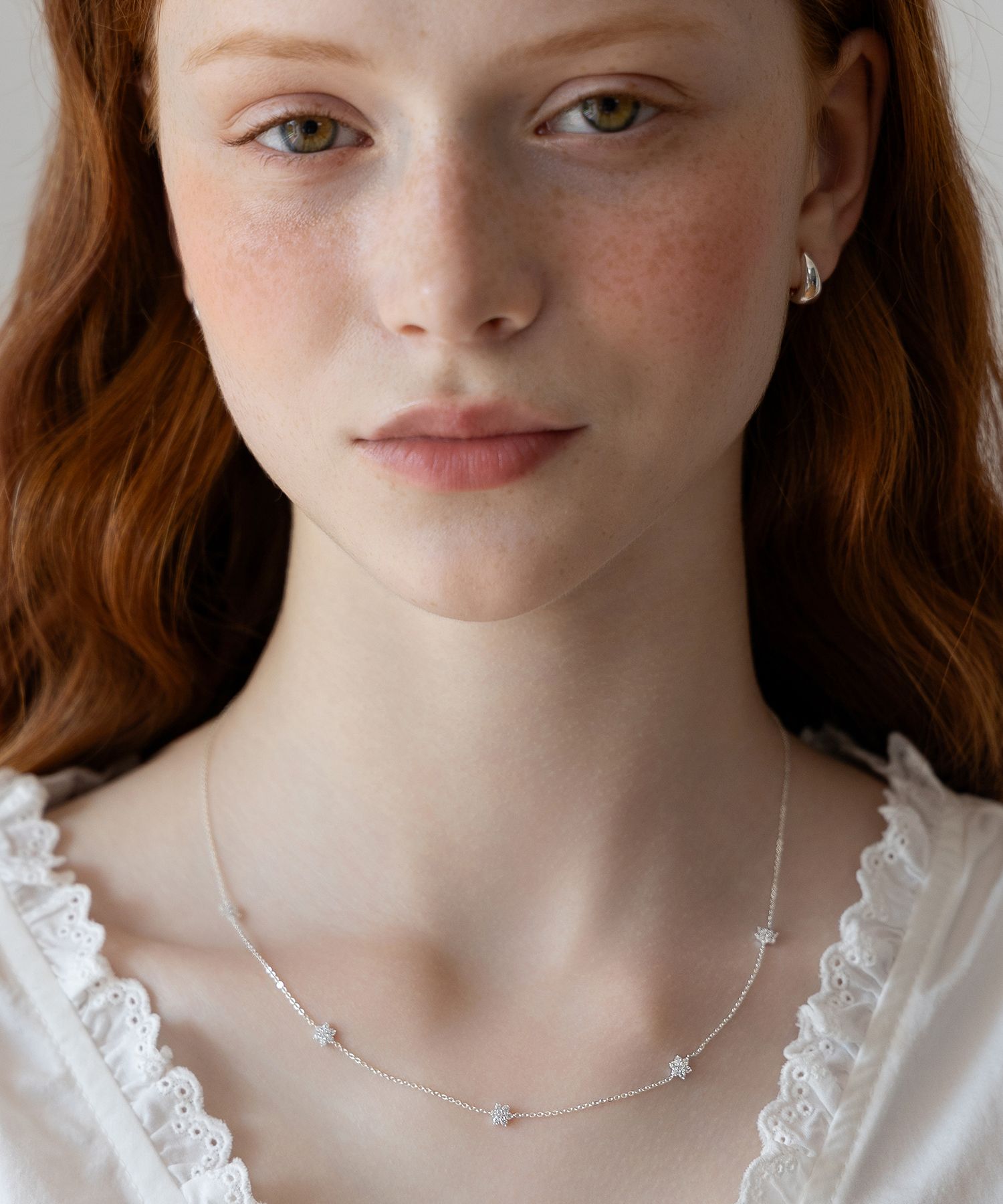 TATIANA☆[silver925] Bloomette Flower Pendant Necklace MUSINSA | TATIANA (Silver 925) Bloomet Flower Pendant