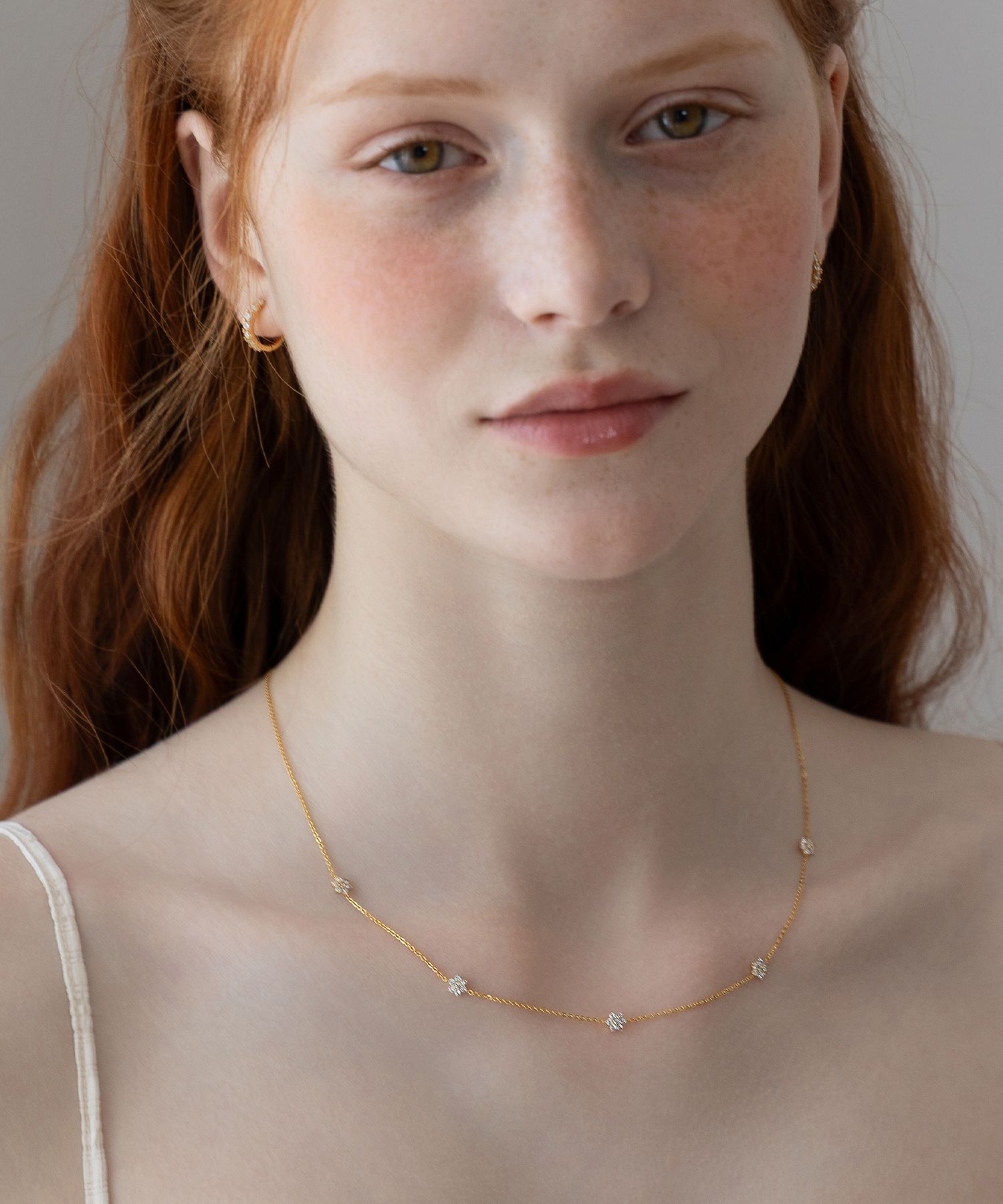 TATIANA☆[silver925] Bloomette Flower Pendant Necklace MUSINSA | TATIANA (Silver 925) Bloomet Flower Pendant
