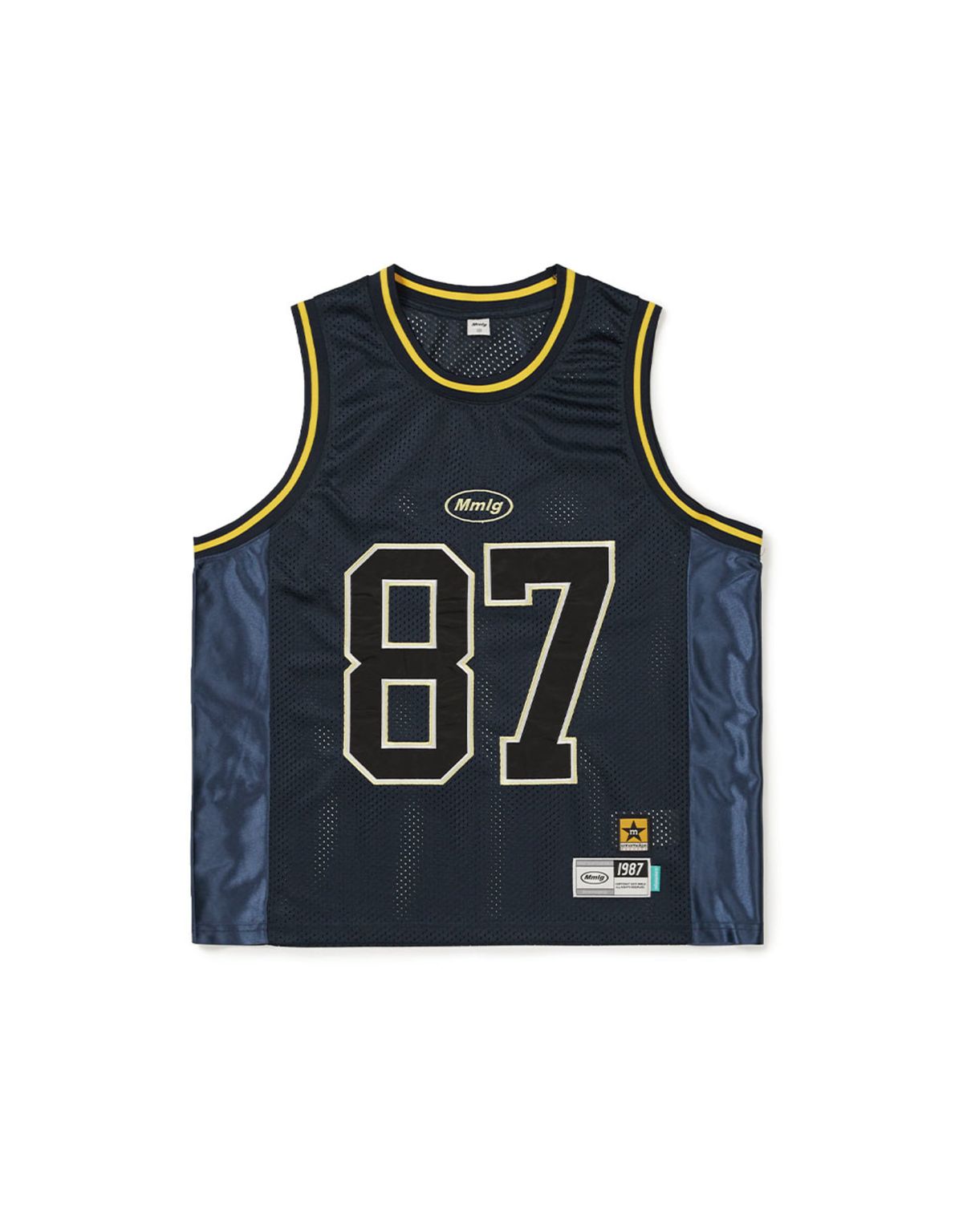 엠엠엘지(MMLG) [Mmlg] 87 MESH SLEEVELESS (NAVY)