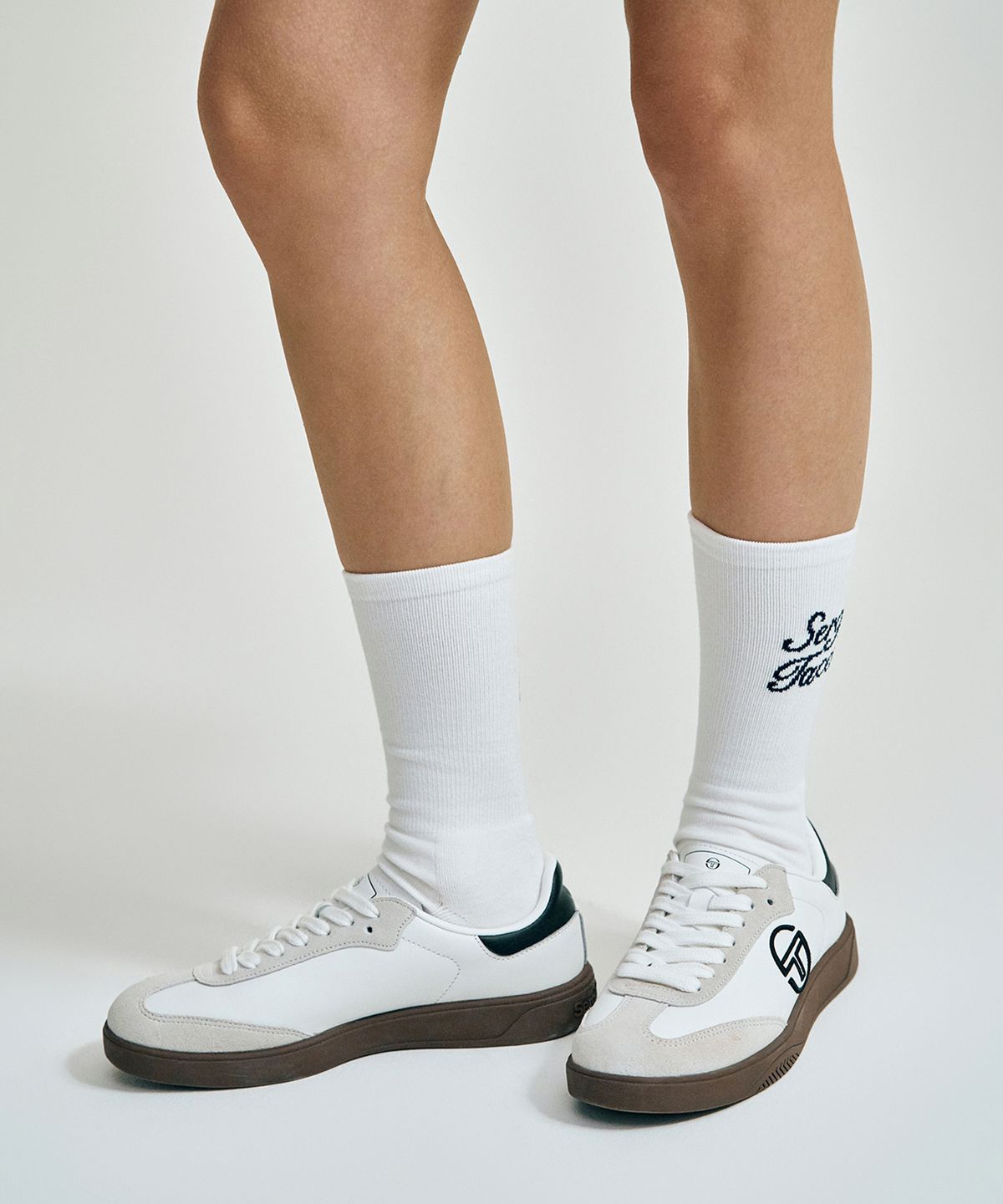 세르지오 타키니(SERGIO TACCHINI) U 타키니 레터링 하이삭스 (White)