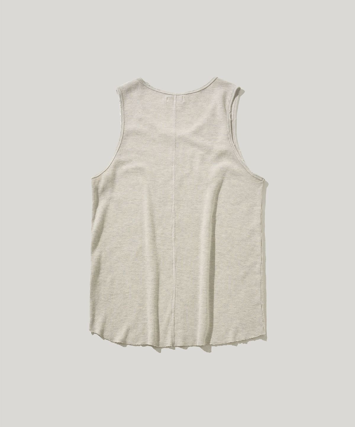 러스틱클럽(RUSTICCLUB) VINTAGE WAFFLE SLEEVELESS_OATMEAL