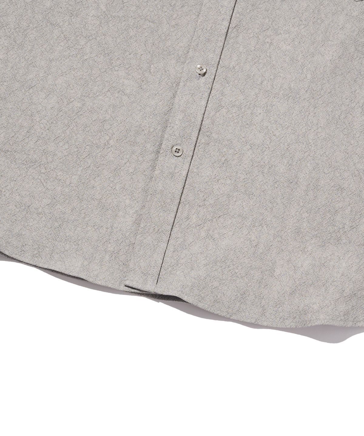 아더피츠(OTHERFITS) 피그먼트 싱글 반팔 셔츠 (그레이)