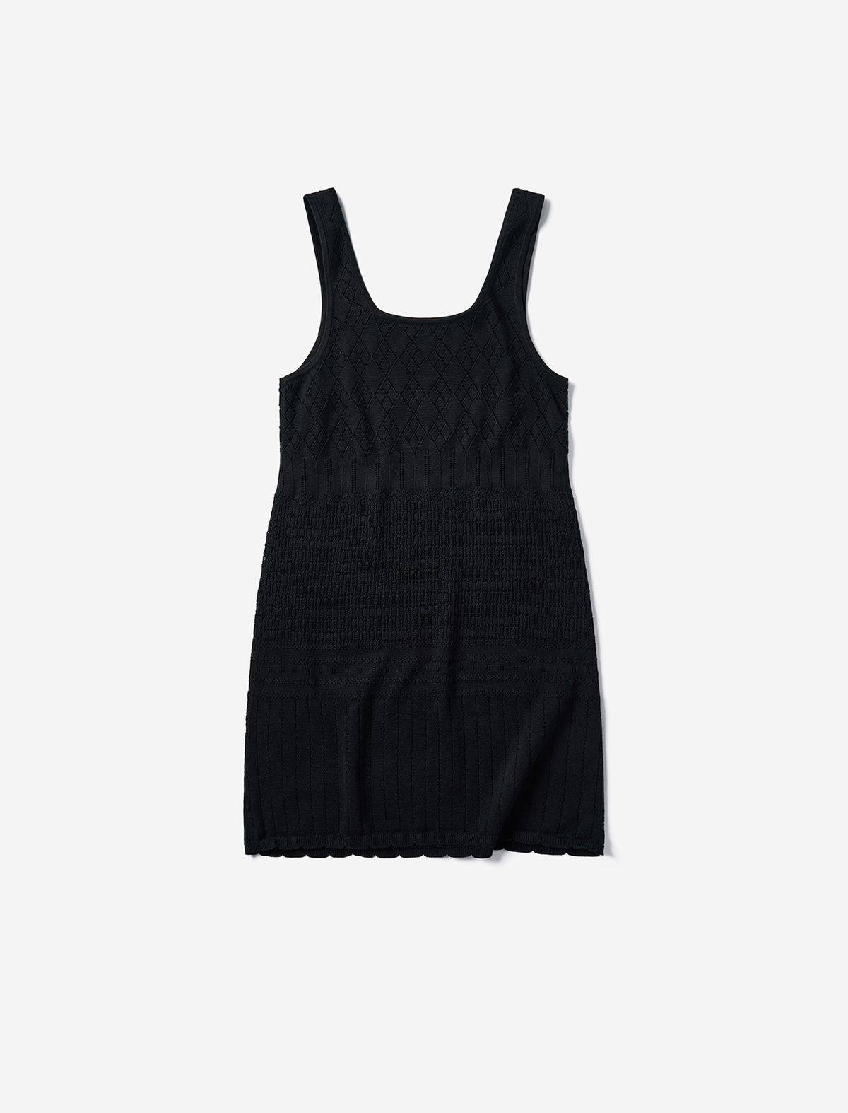 플랫웨이브 인 서울(FLATWAVE IN SEOUL) Lilo Knit Mini Onpiece Black