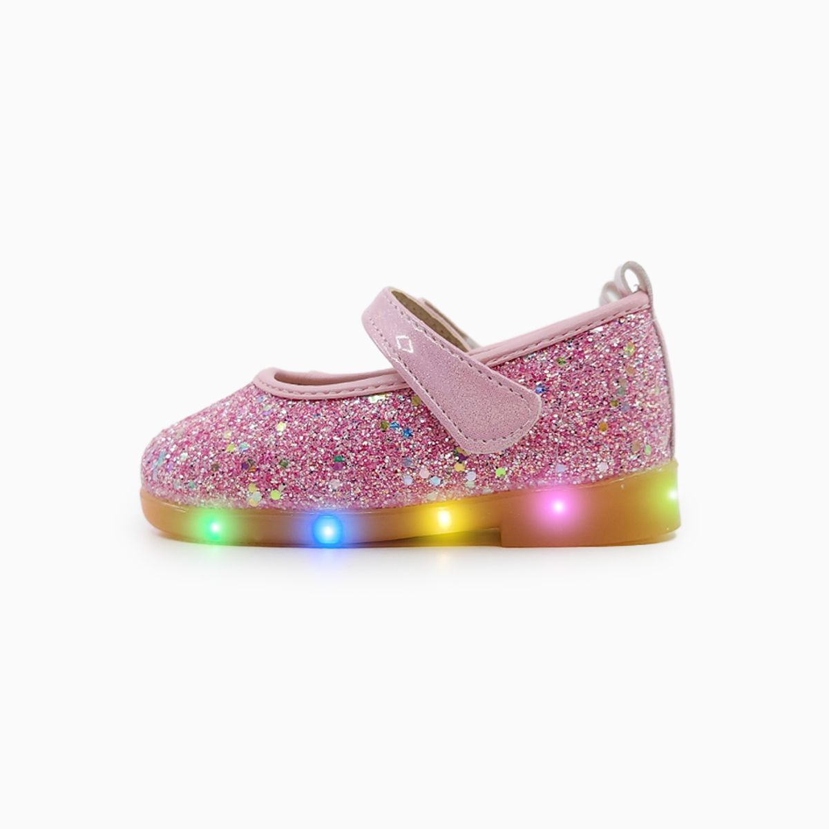 베이비솔(BABYSOLE) 줄리엣글리터LED플랫