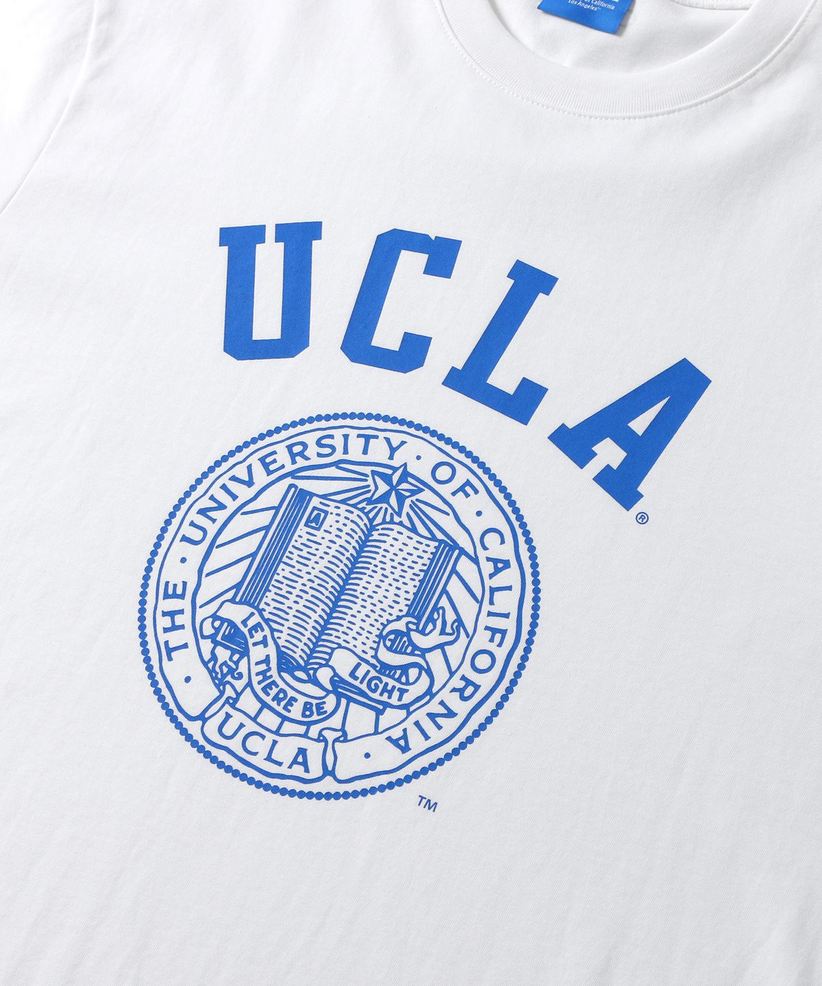 유씨엘에이(UCLA) 남녀공용 캘리포니아 캠퍼스 로고 반팔 티셔츠[WHITE](UB7ST80)