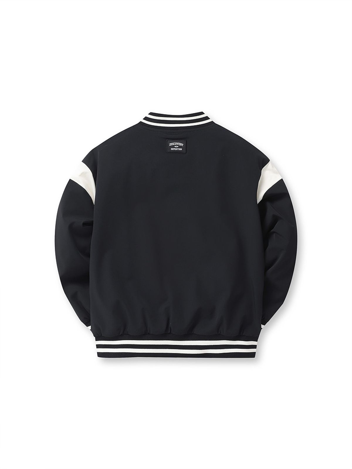 디스커버리 키즈(DISCOVERY KIDS) 키즈 바시티 배색 바람막이 자켓 (BLACK)