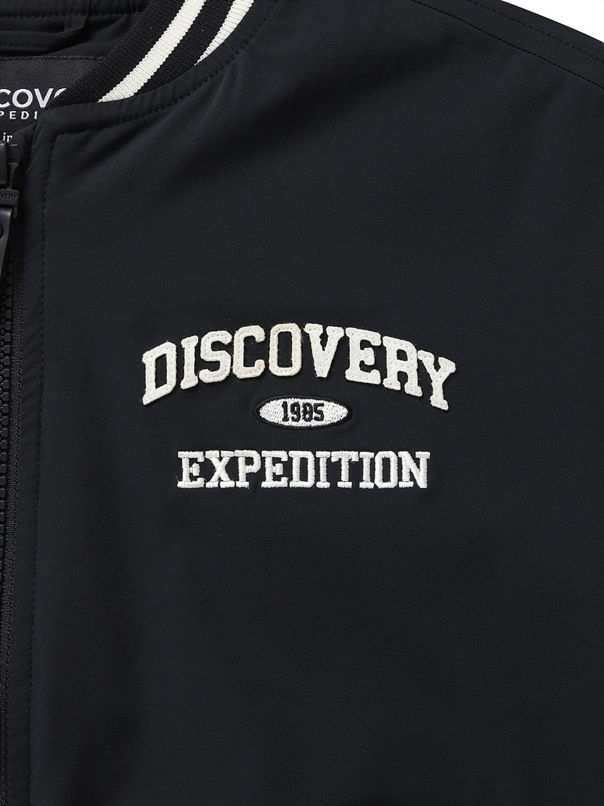 디스커버리 키즈(DISCOVERY KIDS) 키즈 바시티 배색 바람막이 자켓 (BLACK)