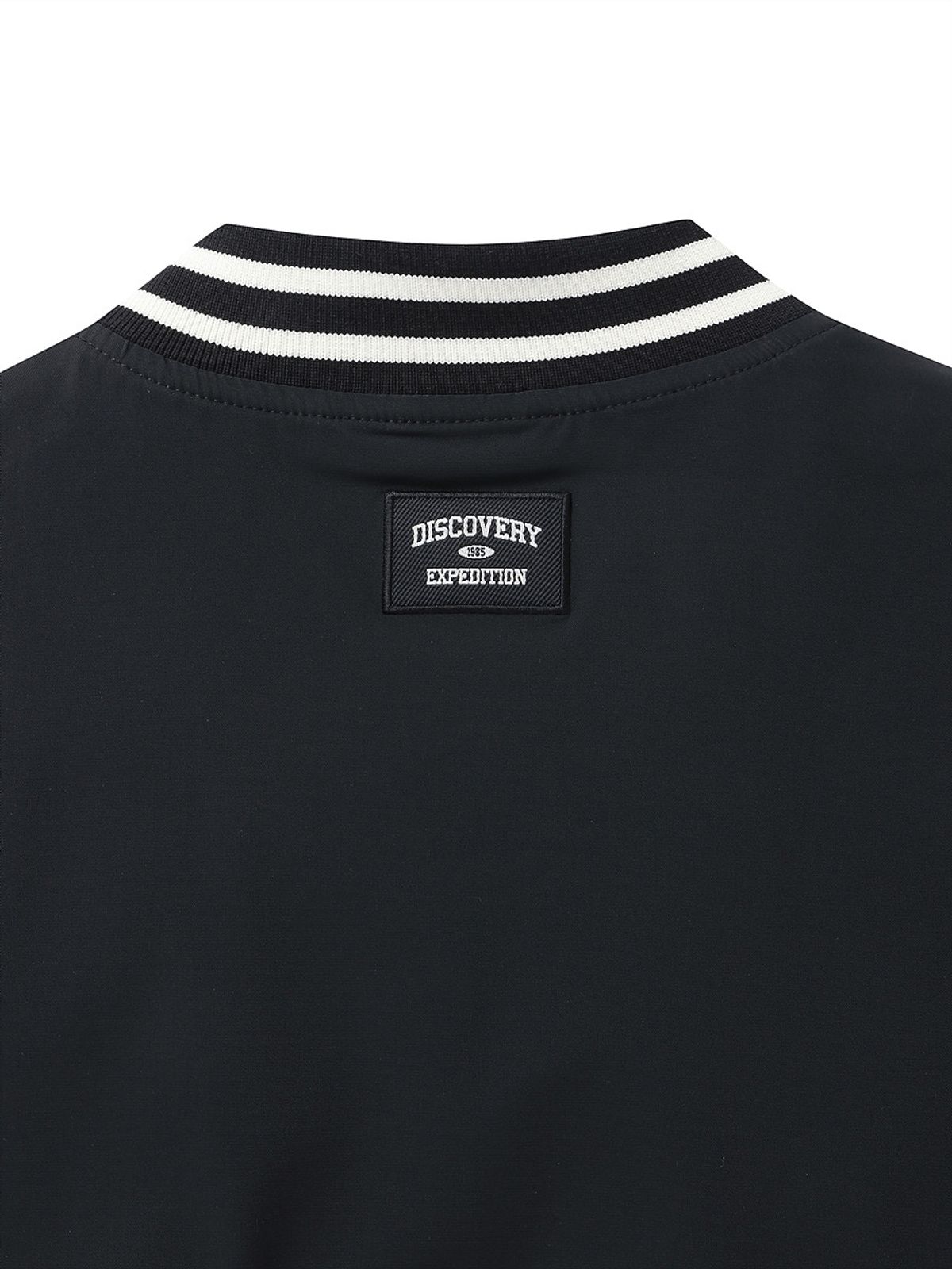 디스커버리 키즈(DISCOVERY KIDS) 키즈 바시티 배색 바람막이 자켓 (BLACK)