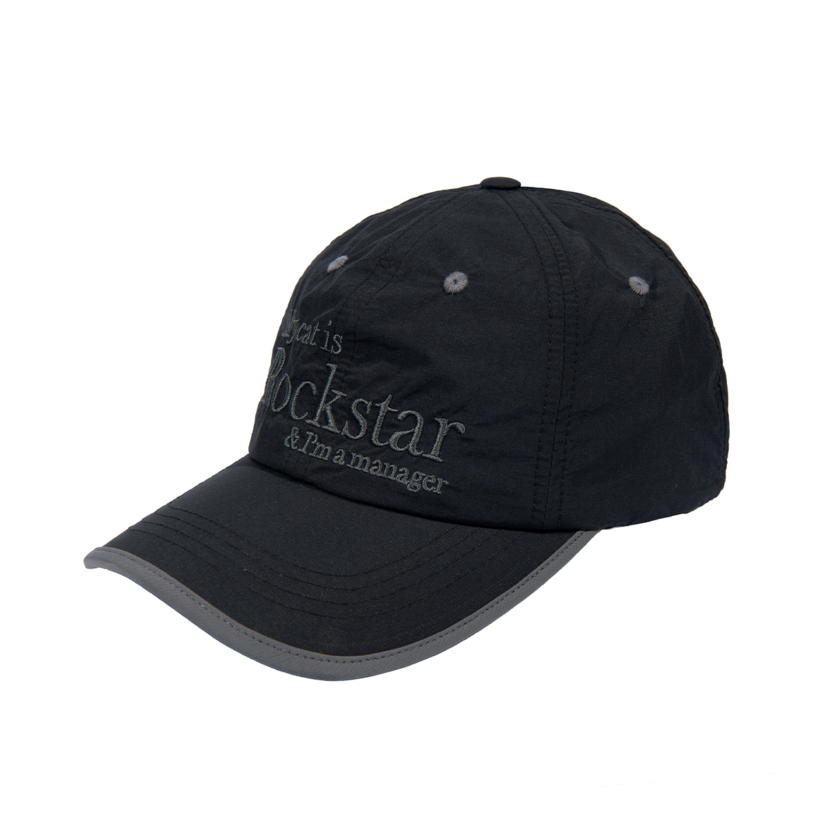 조거쉬(JOEGUSH) Rockstar Training Nylon cap (Black)