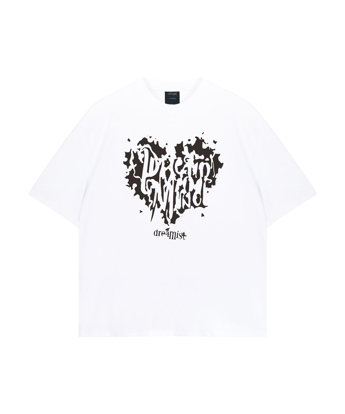 와일드락(WILDROCK) Hollysheesh Dreamist Heart 피그먼트 오버핏 반팔 티셔츠_6 COL (크롭 포함)