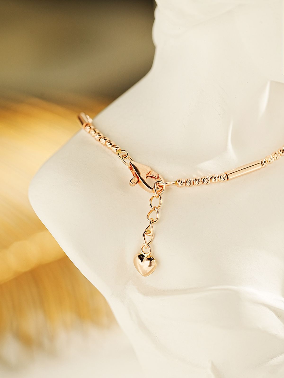 미니멀피어싱(MINIMALPIERCING) 14K 18K 블링 바 컷팅볼 발찌 팔찌