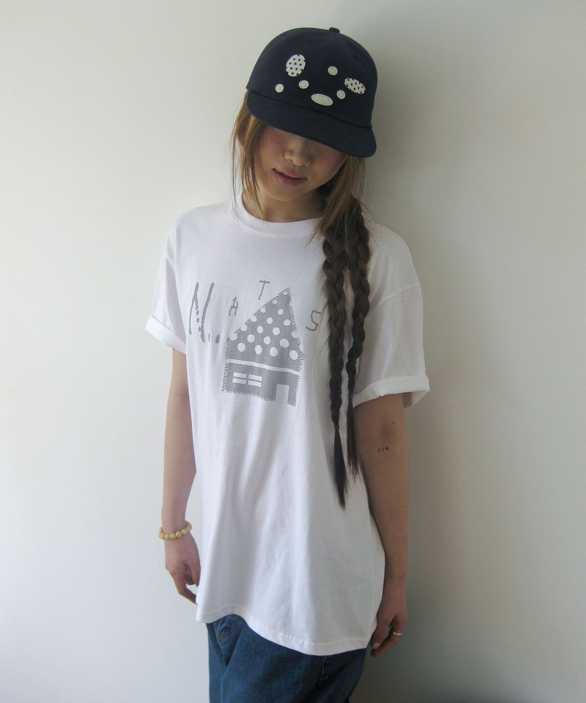 나츠(NAATS) Dot to dot cap, navy