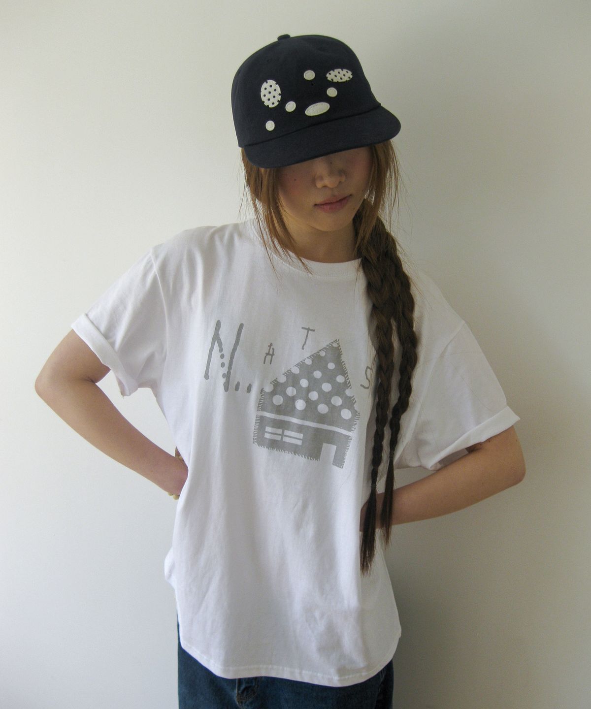 나츠(NAATS) Dot to dot cap, navy