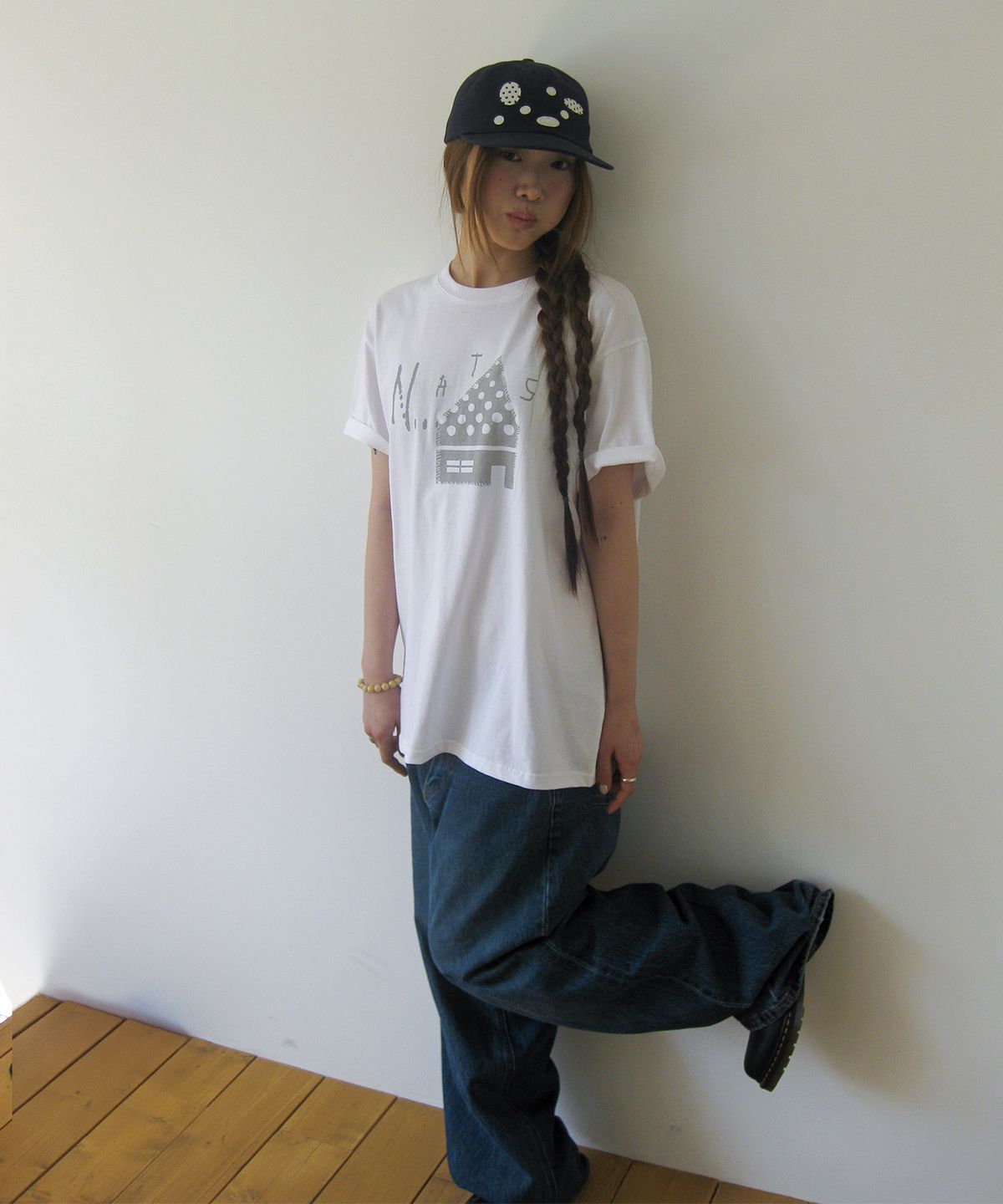 나츠(NAATS) Dot to dot cap, navy
