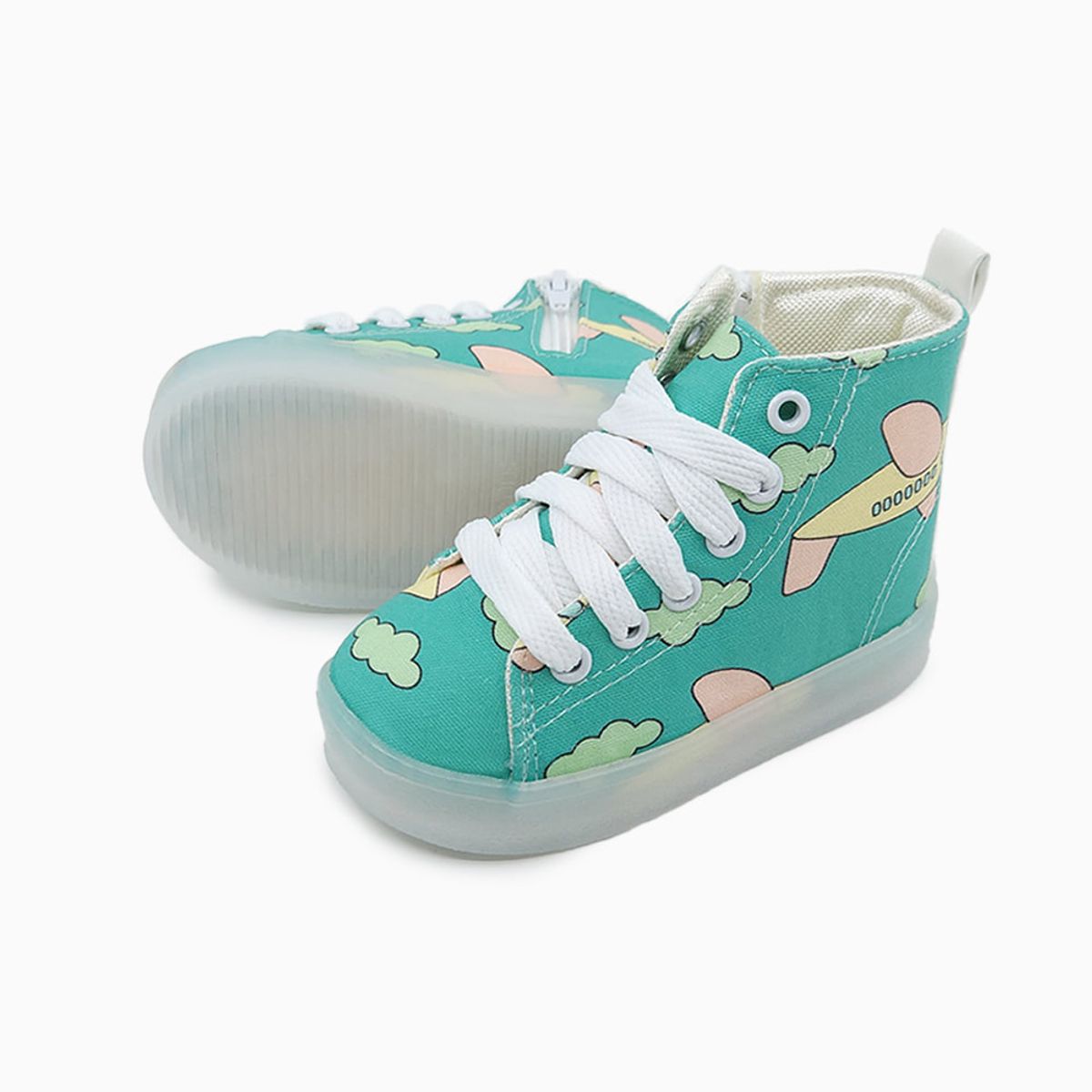 베이비솔(BABYSOLE) 떴다떴다비행기LED운동화