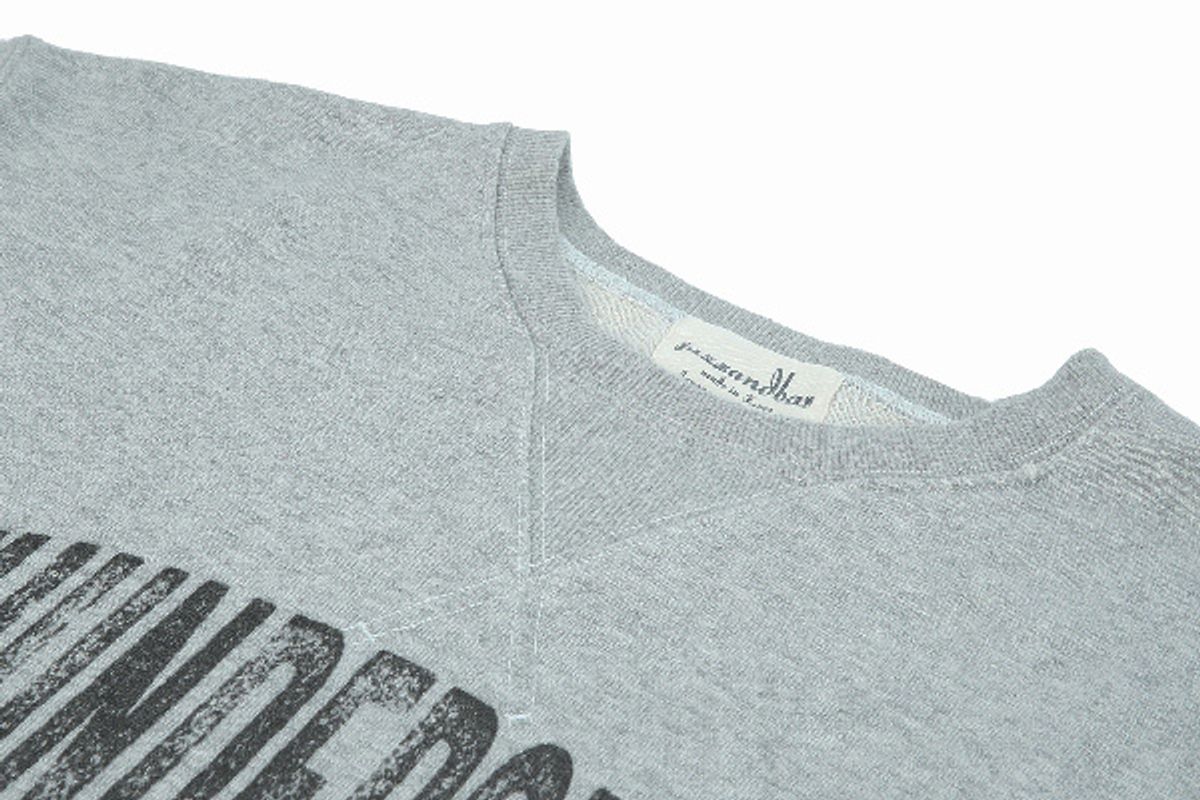 재즈앤바(JAZZ&BAR) Vintage crop sweatshirts- Thunder