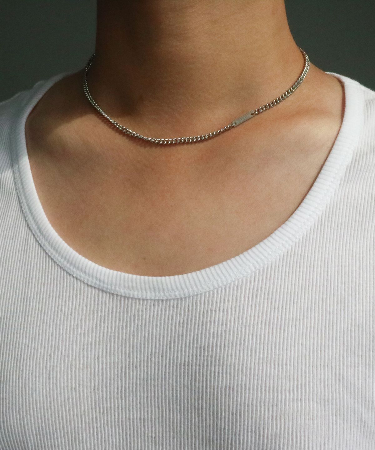 베이스클레프(BASSCLEF) 남자 목걸이 써지컬 스틸 CLEF SIMPLE NEC