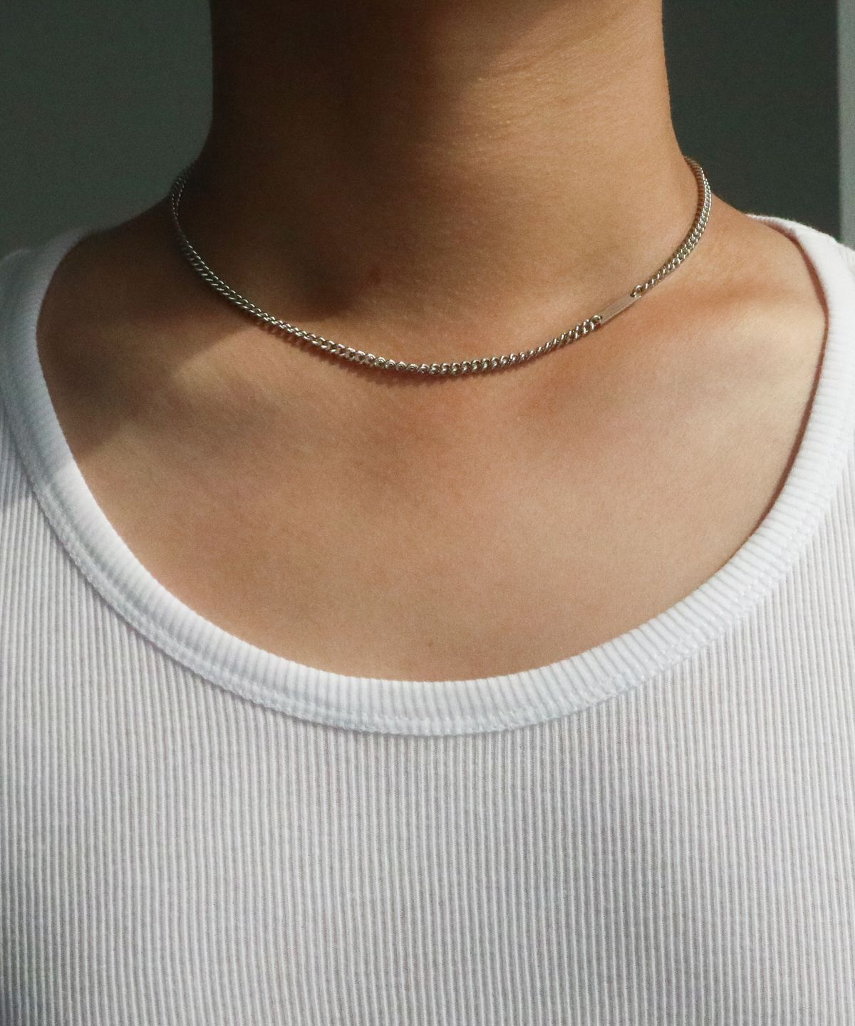베이스클레프(BASSCLEF) 남자 목걸이 써지컬 스틸 CLEF SIMPLE NEC