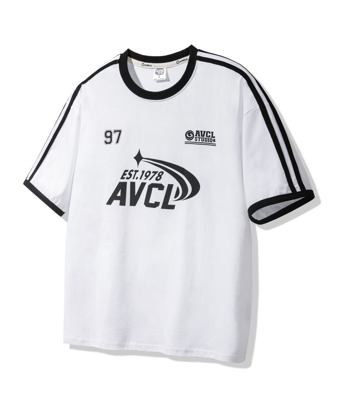앨빈클로(ALVINCLO) AVCL 1978 링거 트랙 오버핏 반팔티 AST4821 (4 COLOR)