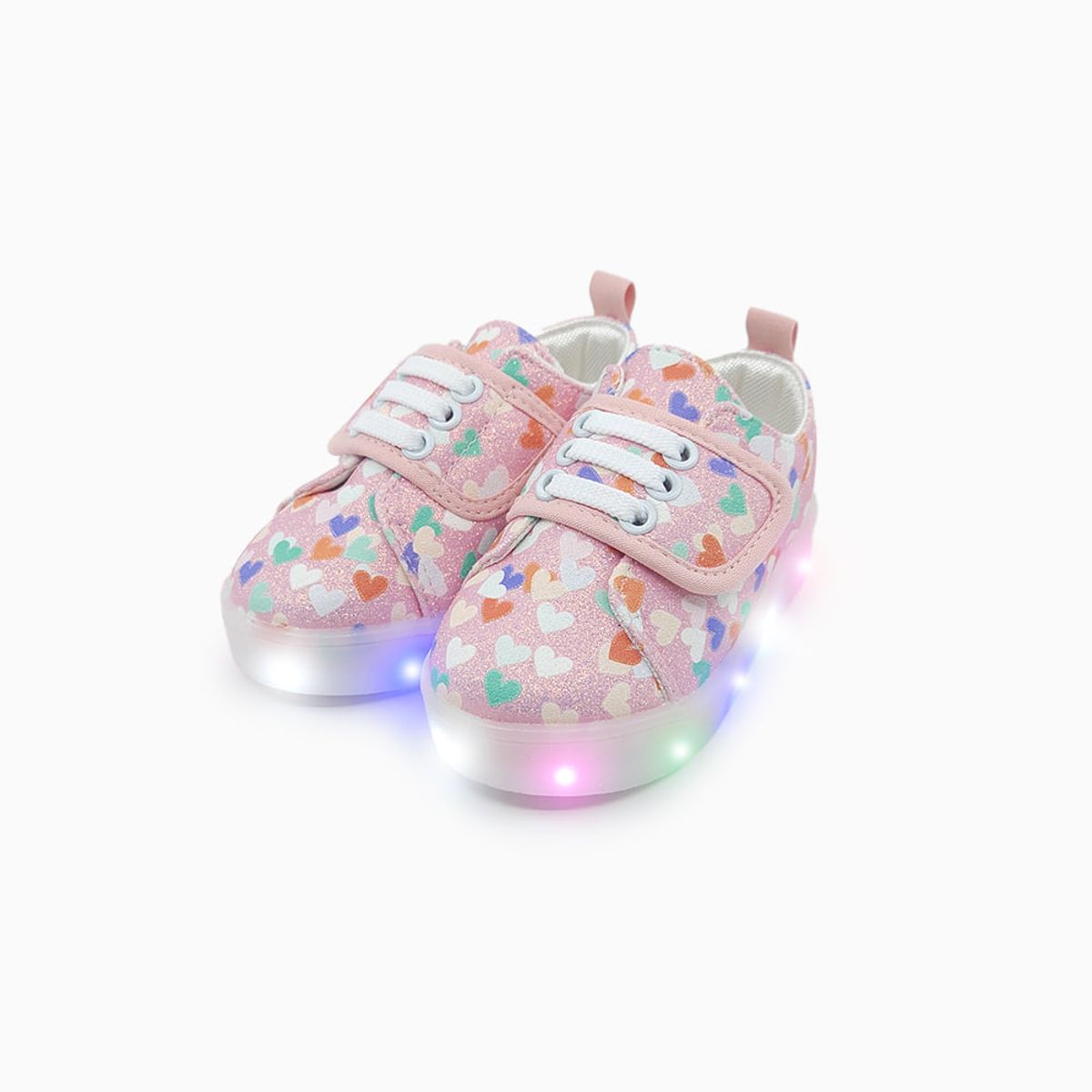 베이비솔(BABYSOLE) 스파클하트LED운동화