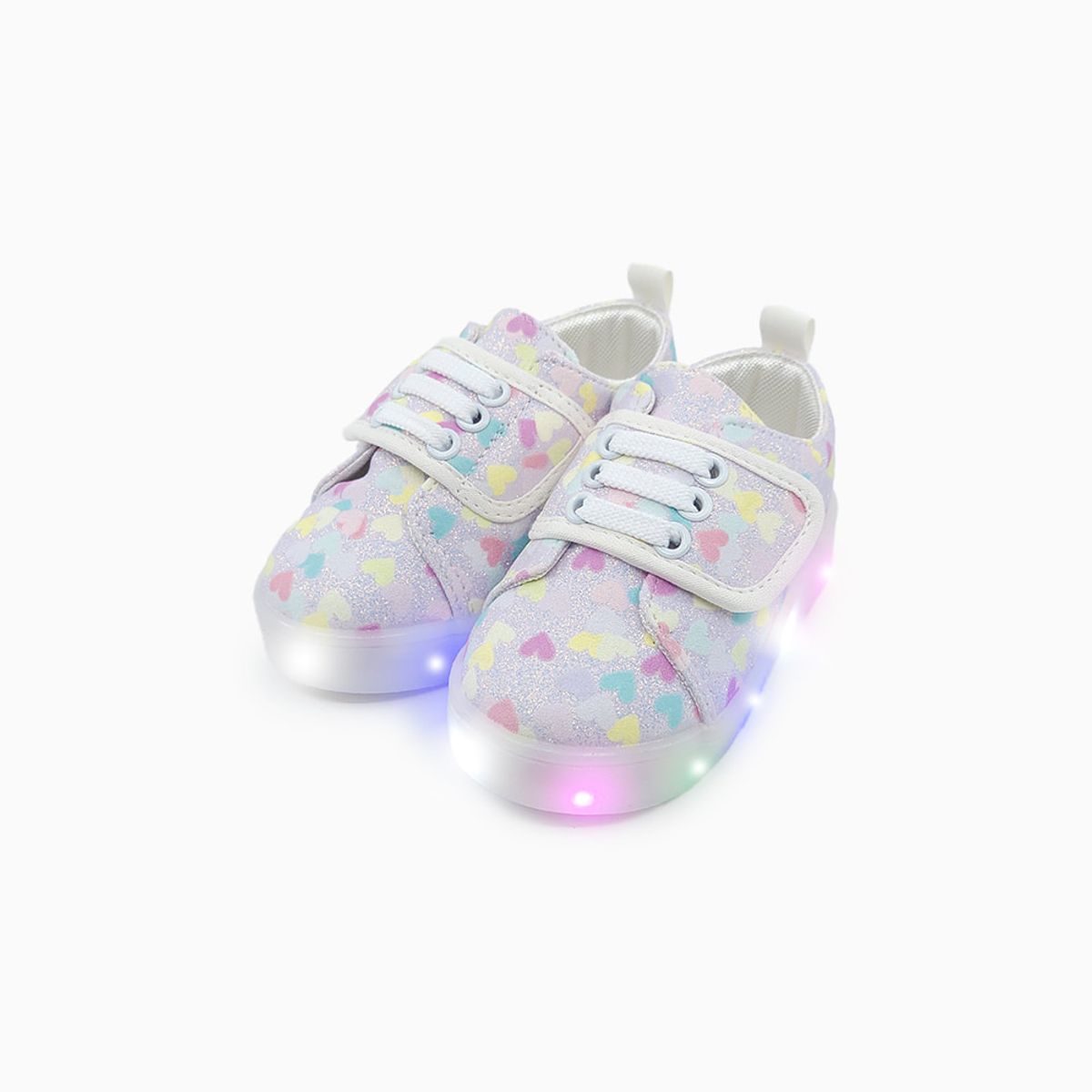 베이비솔(BABYSOLE) 스파클하트LED운동화
