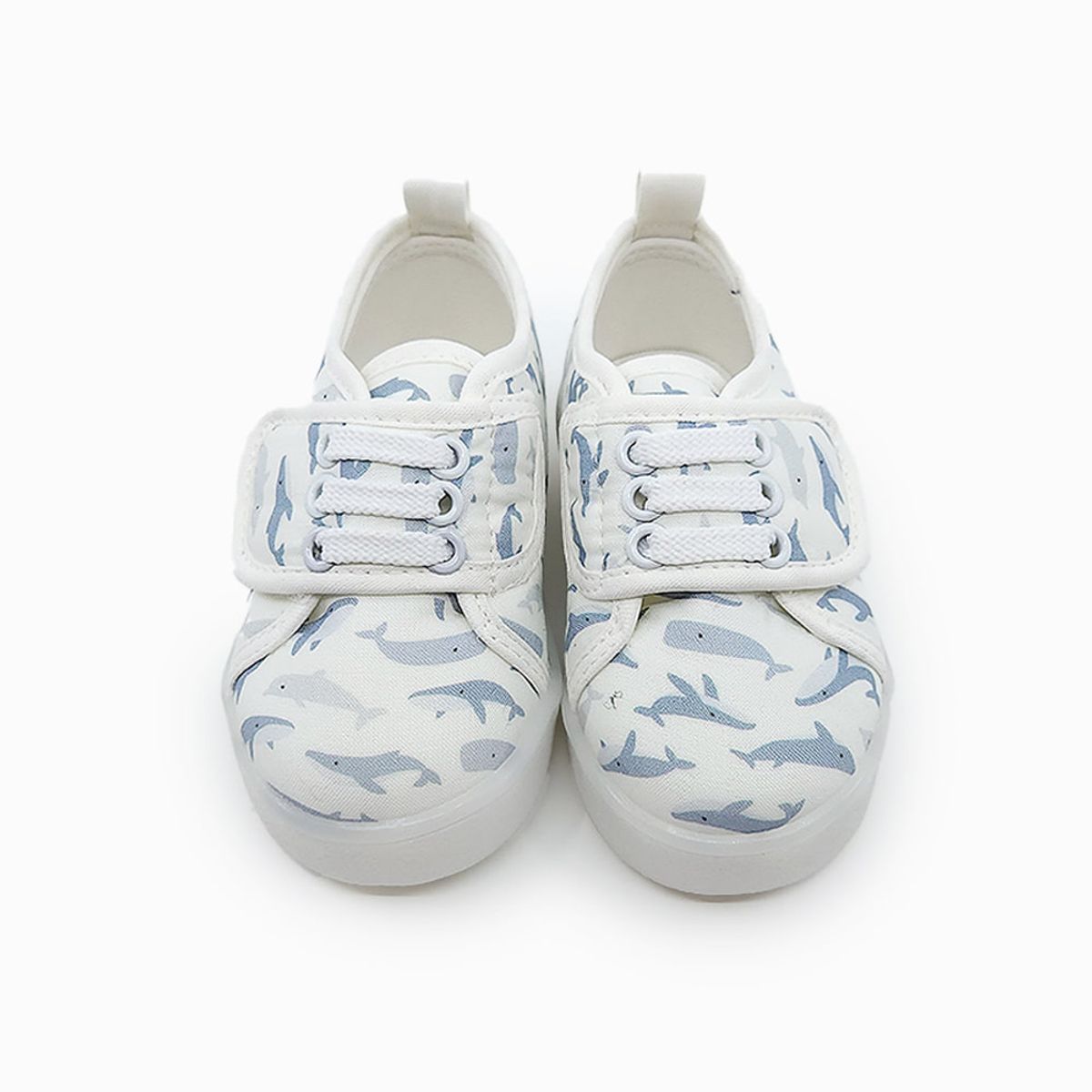 베이비솔(BABYSOLE) 파스텔돌핀LED운동화