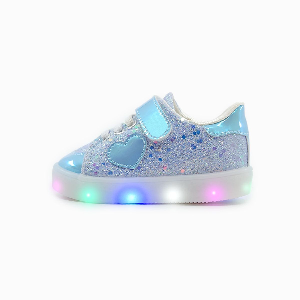 베이비솔(BABYSOLE) 루시하트글리터LED운동화