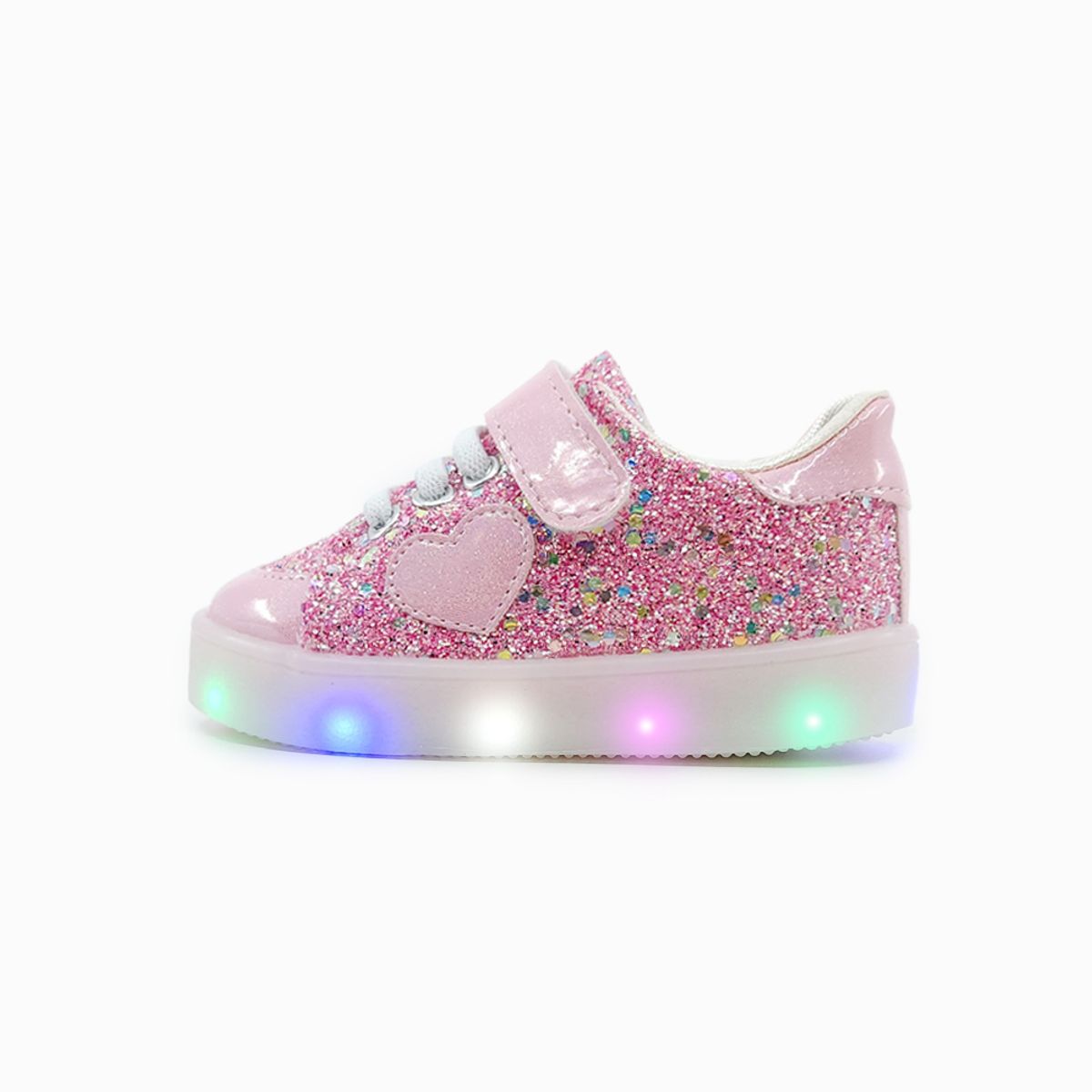 베이비솔(BABYSOLE) 루시하트글리터LED운동화