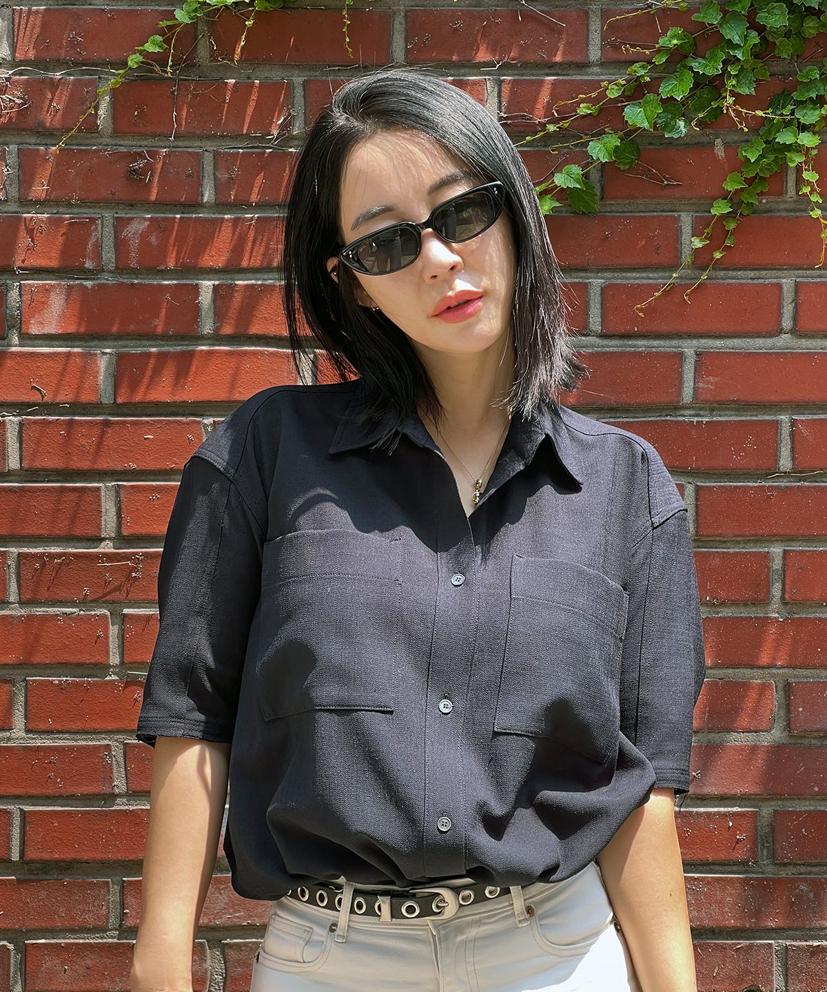 메종마스터(MAISON MASTER) KARINA BLACK 썬글라스 (uv차단)
