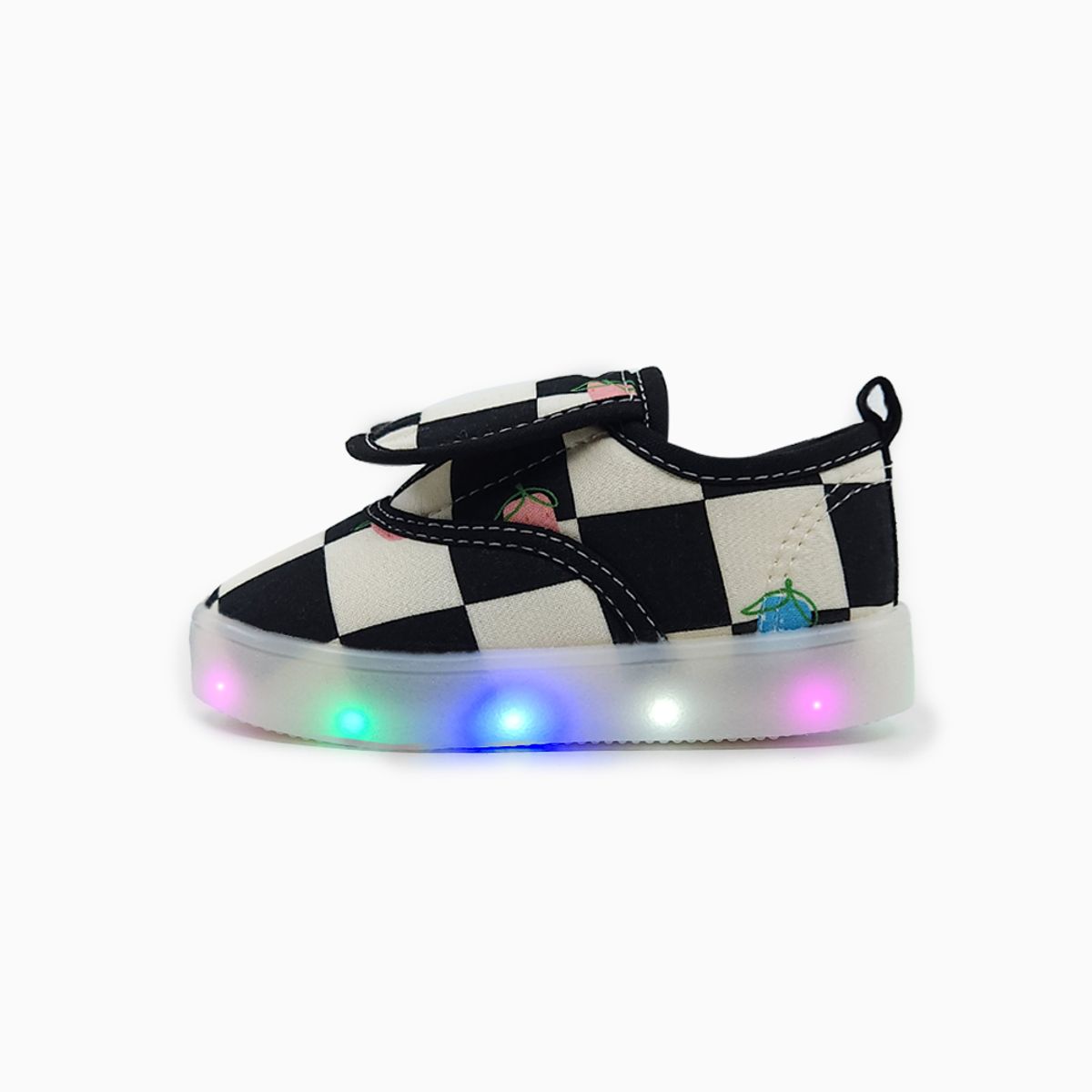 베이비솔(BABYSOLE) 커버체커보드LED신발