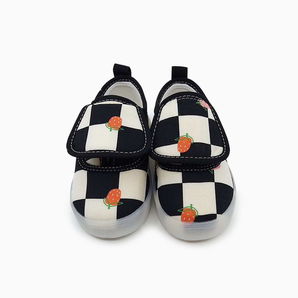 베이비솔(BABYSOLE) 커버체커보드LED신발