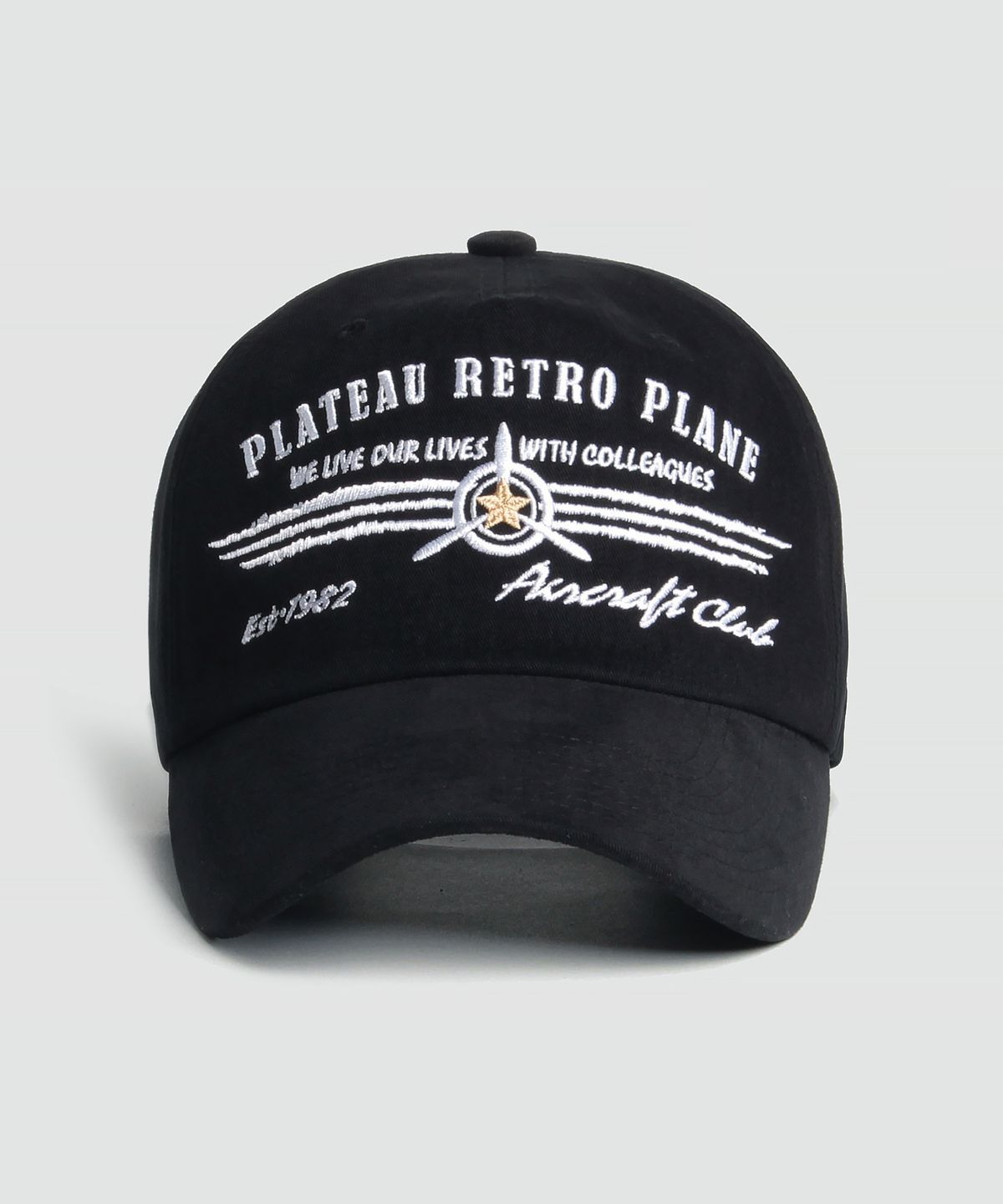 플래토(PLATEAU) 피치원단 볼캡 PLATEAU RP CAP BLACK