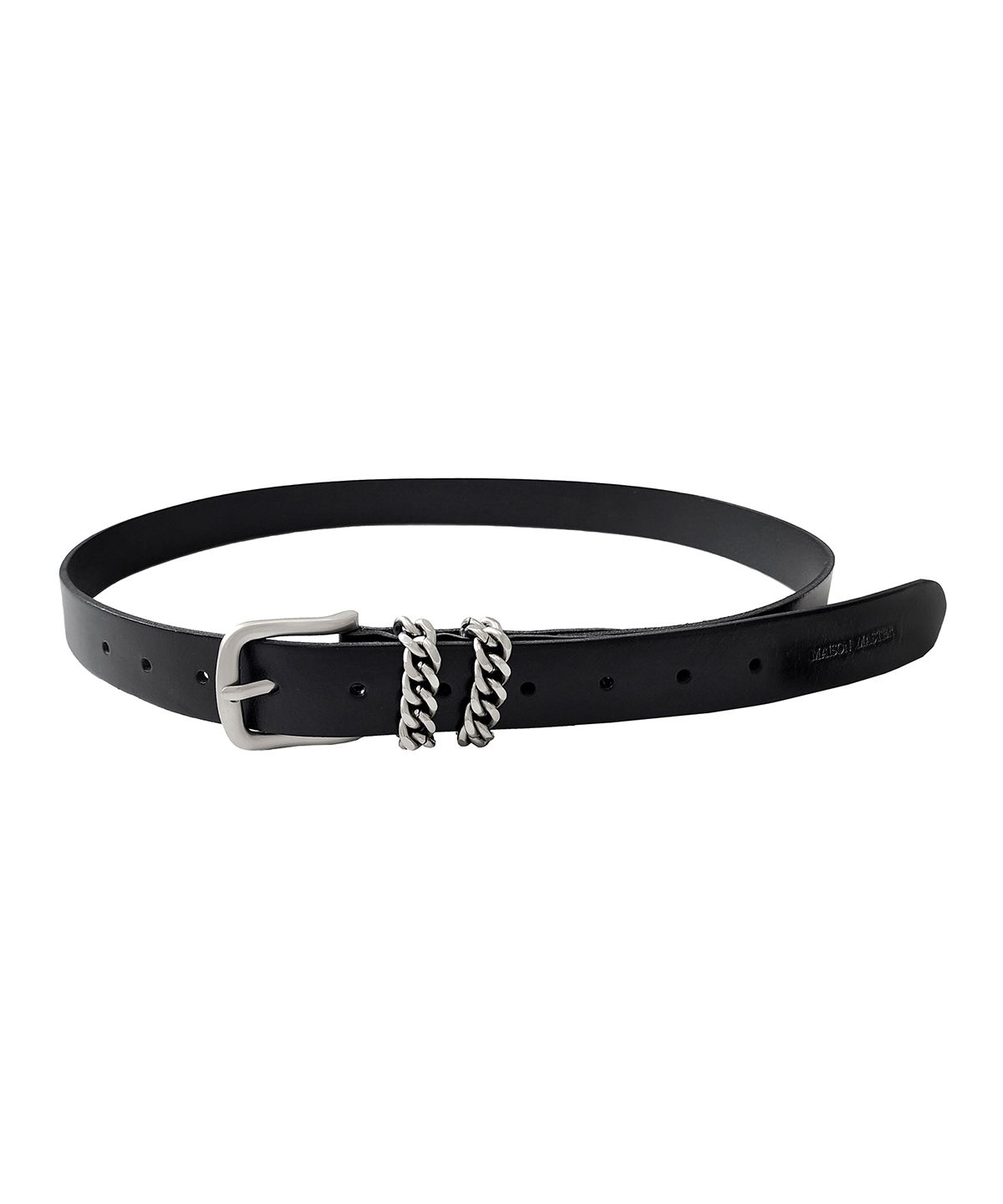 메종마스터(MAISON MASTER) 더블체인 벨트  (ITALY LEATHER)