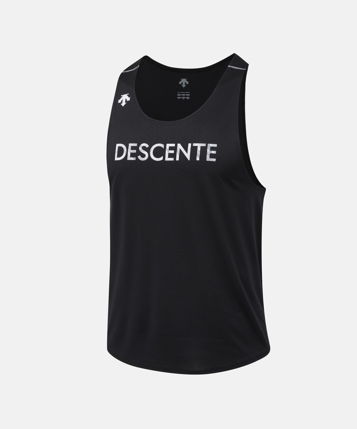 데상트(DESCENTE) 러닝 어쎈틱 싱글렛 블랙(SQ321RST71)