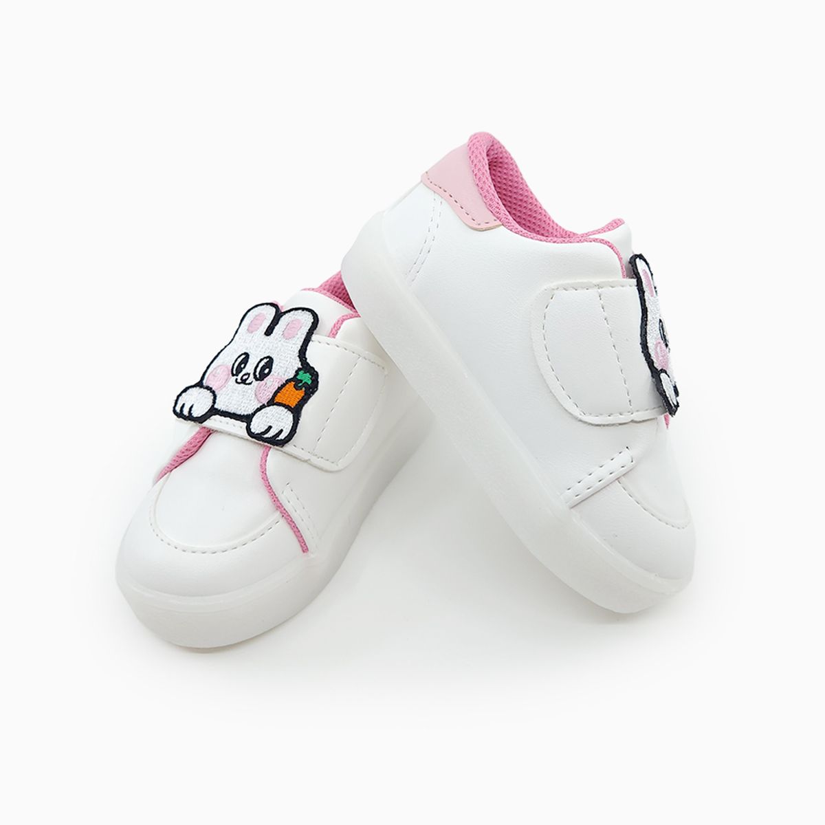 베이비솔(BABYSOLE) 바니바니 LED 운동화 핑크