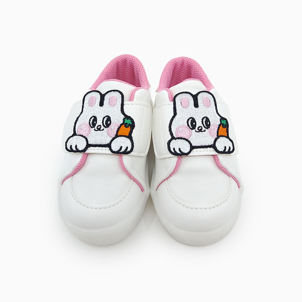 베이비솔(BABYSOLE) 바니바니 LED 운동화 핑크