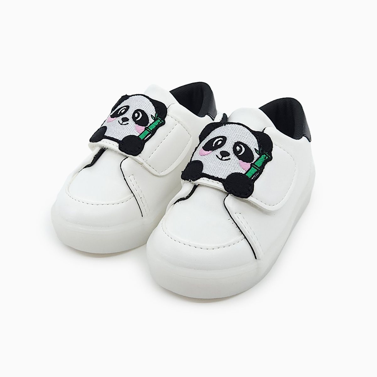 베이비솔(BABYSOLE) 팬더 LED 운동화