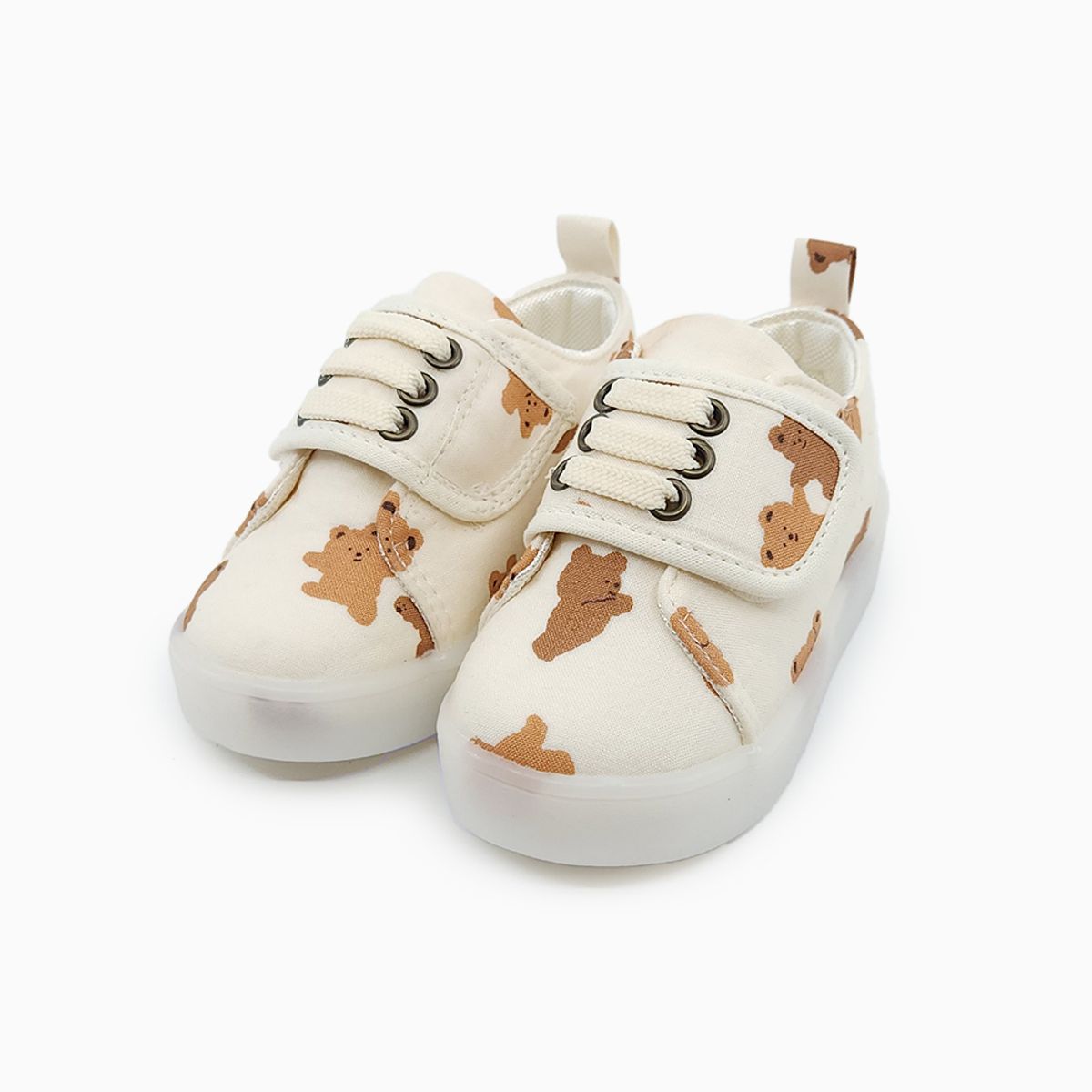 베이비솔(BABYSOLE) 곰고미 LED운동화