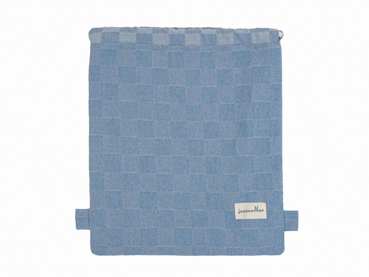 재즈앤바(JAZZ&BAR) Denim Checkerboard Gymsack