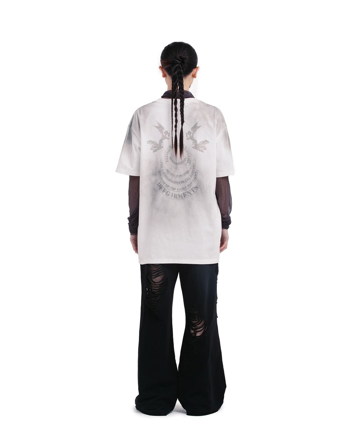 데프가먼츠(DEFGARMENTS) DESTROYED SWEAT PANTS [2COLOR]