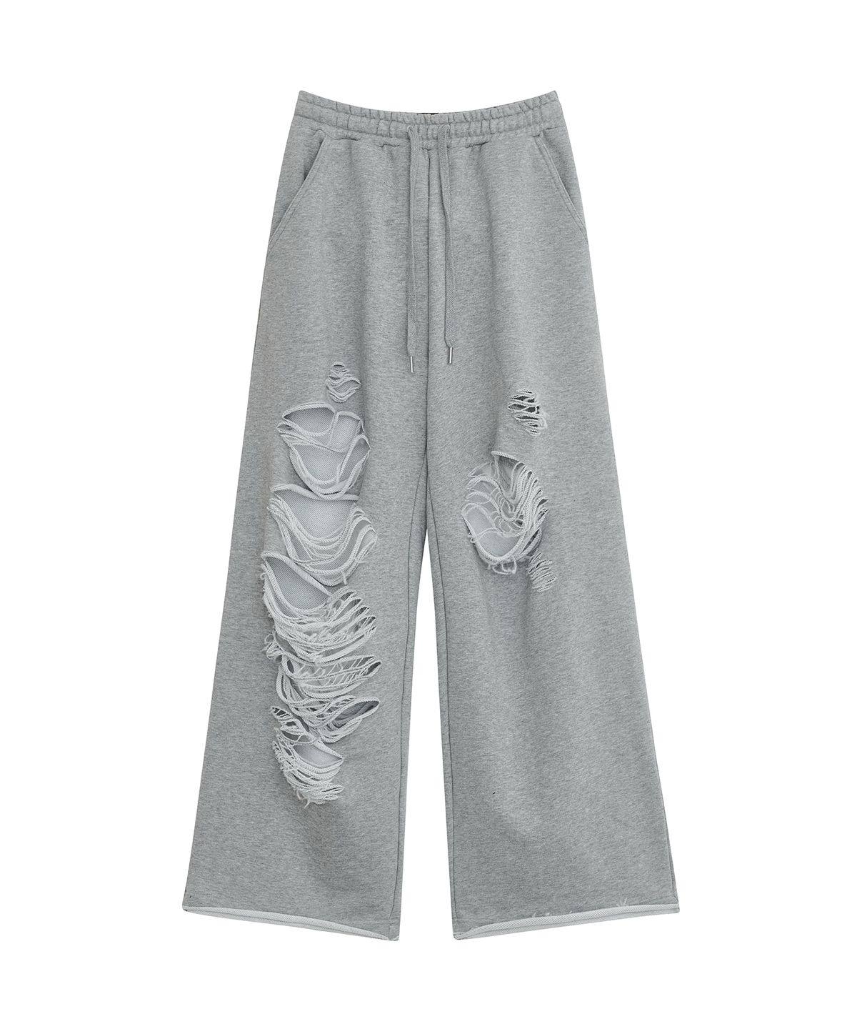 데프가먼츠(DEFGARMENTS) DESTROYED SWEAT PANTS [2COLOR]