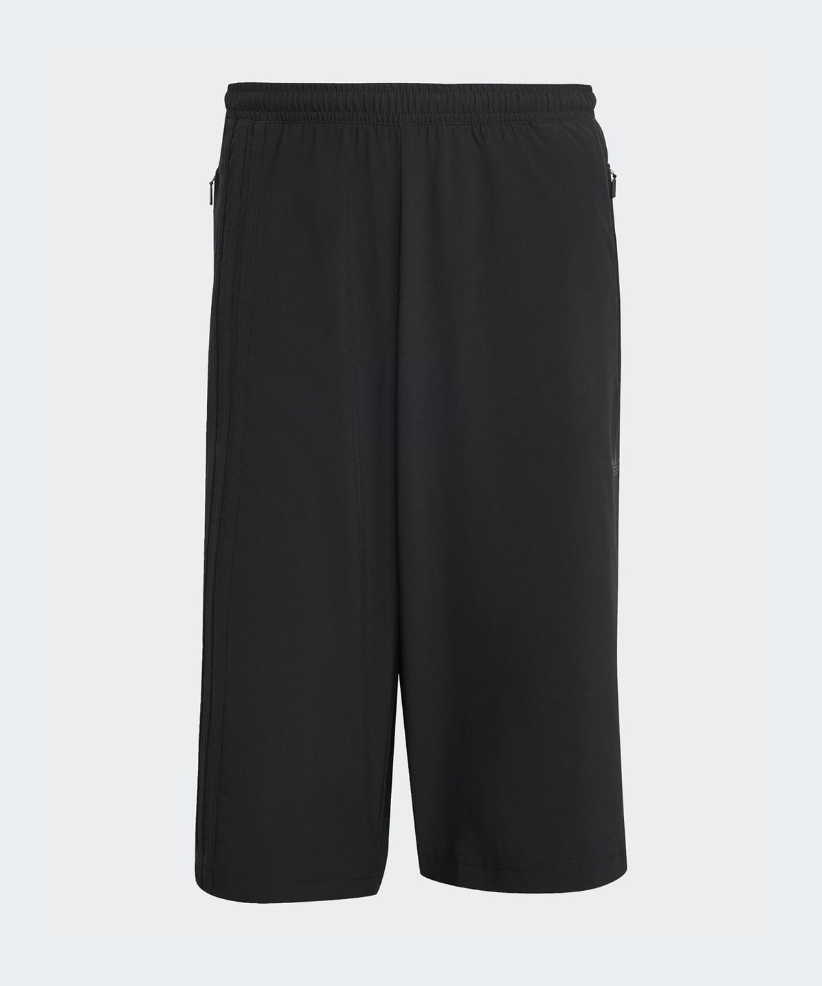 아디다스(ADIDAS) 파이어버드 오버사이즈 숏 팬츠 - 블랙:화이트 / JV9947