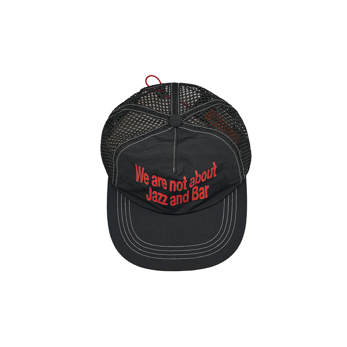 재즈앤바(JAZZ&BAR) Runner Cap(black) - We are not about jazz and bar