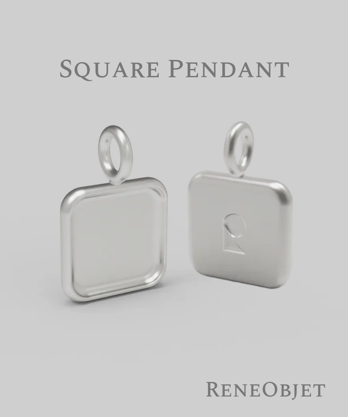 르네오브제(RENEOBJET) HAL  EVAN NECKLACE SET [STERLING SILVER] 미니멀 실버 925 포인트 목걸이 세트