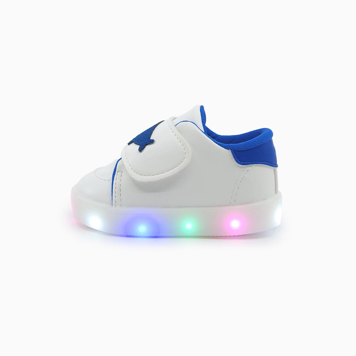 베이비솔(BABYSOLE) 안녕 블루 고래 LED 신발