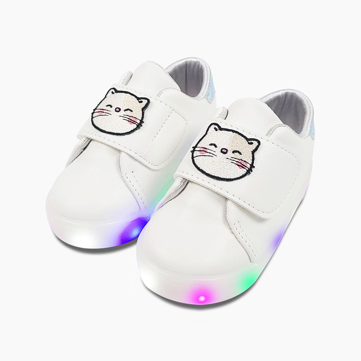 베이비솔(BABYSOLE) 야옹아 놀자 LED 신발