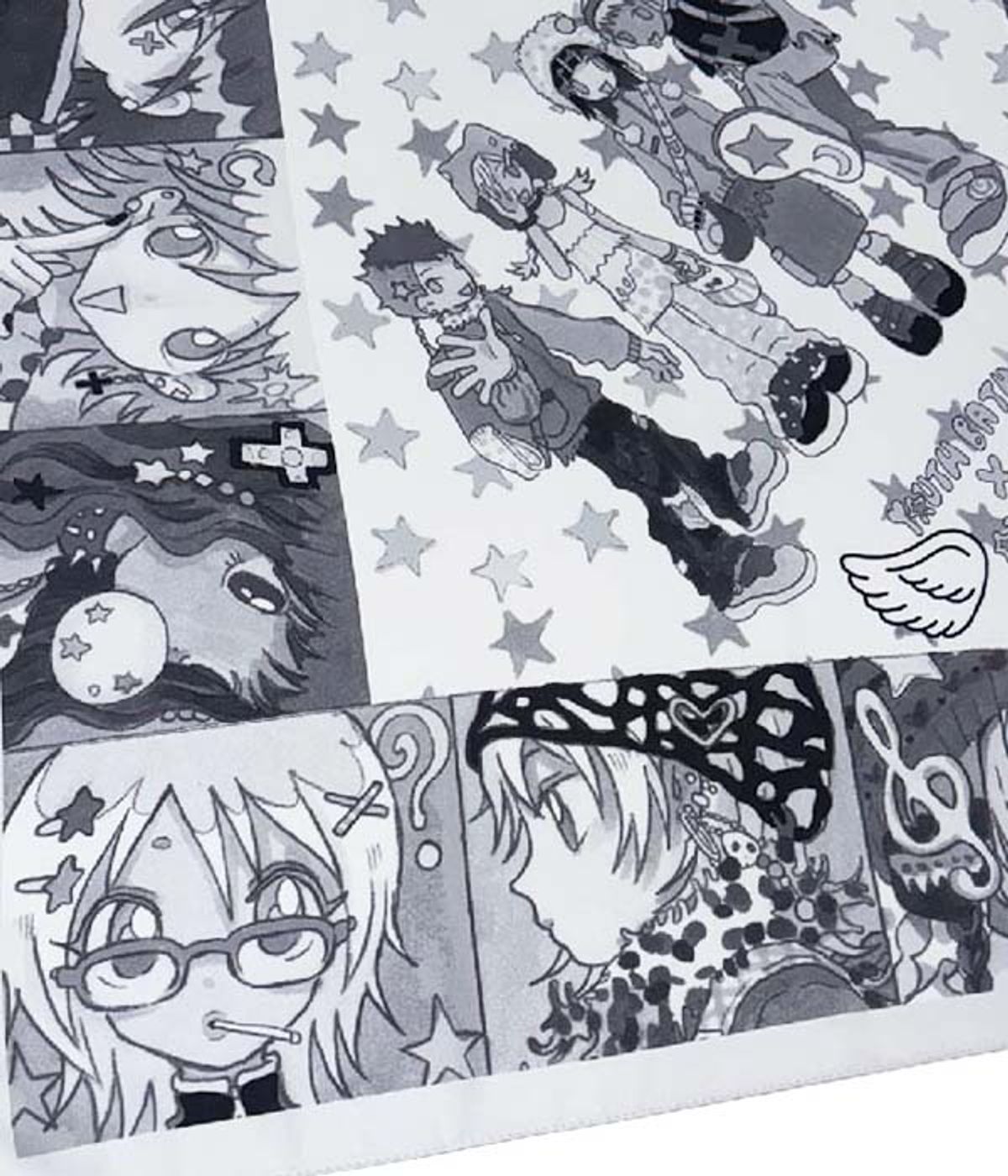 유쓰배쓰(YOUTHBATH) YB X Oliwa Mono Square Bandana