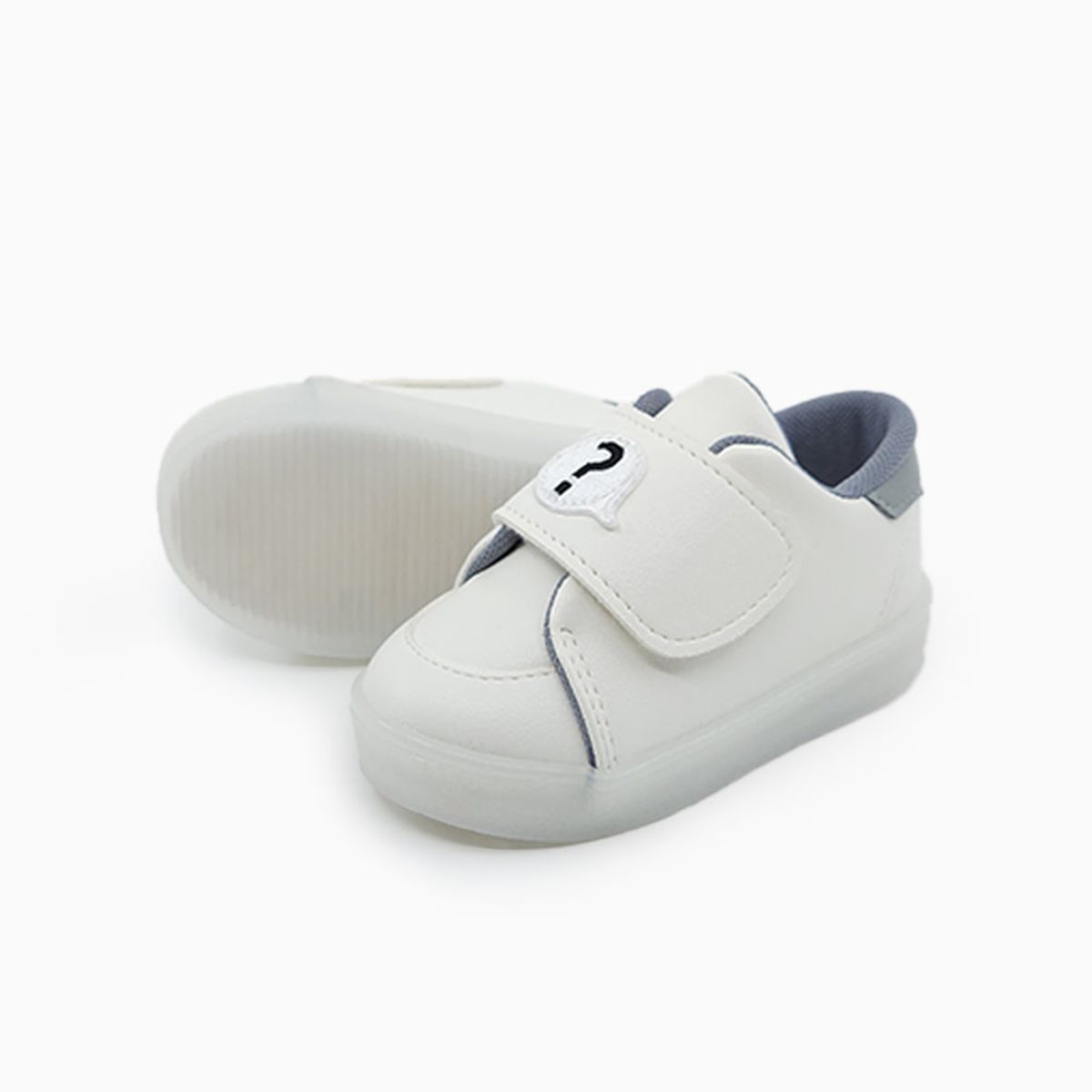 베이비솔(BABYSOLE) 궁금한 트리케라톱스 LED 운동화