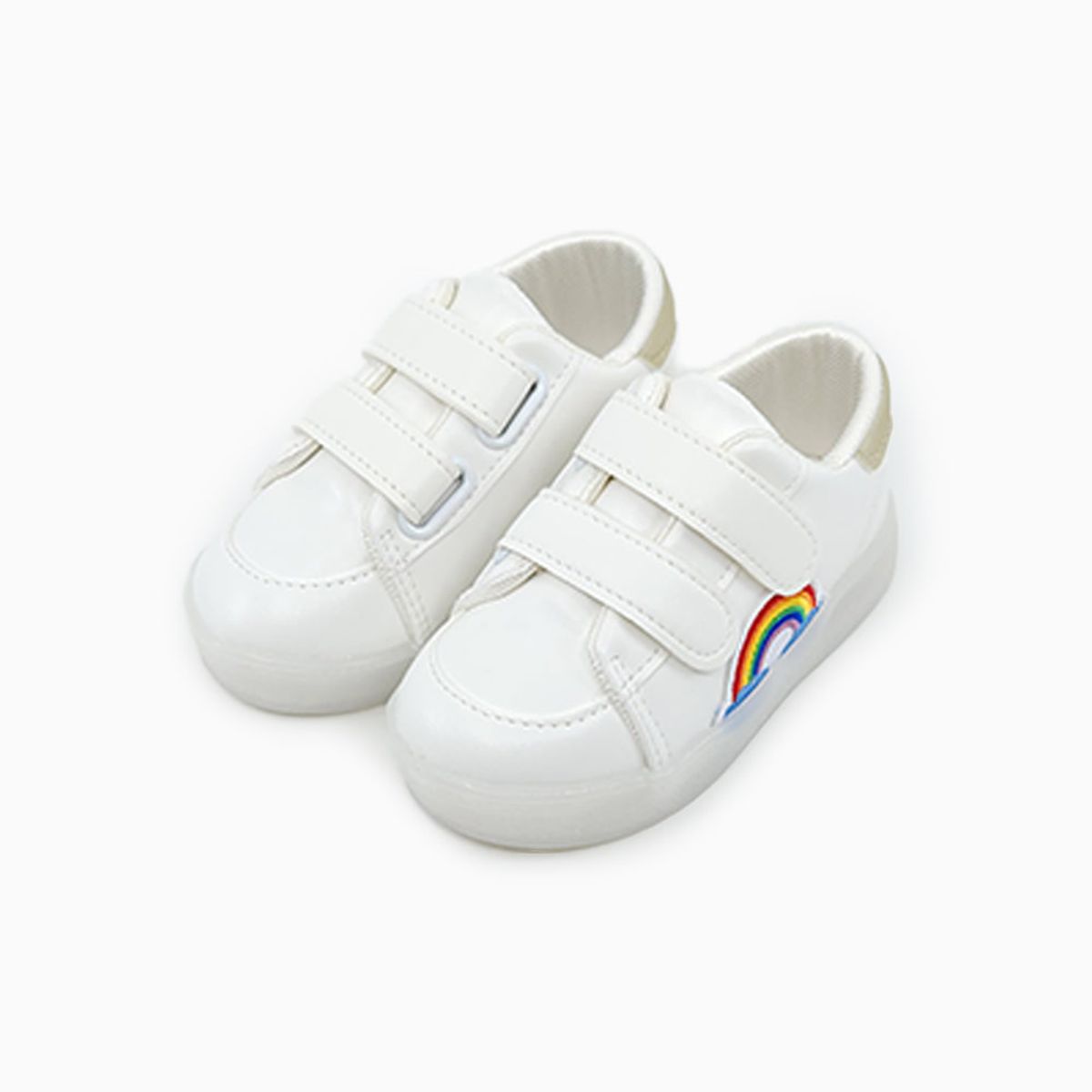 베이비솔(BABYSOLE) 레인보우LED슈즈