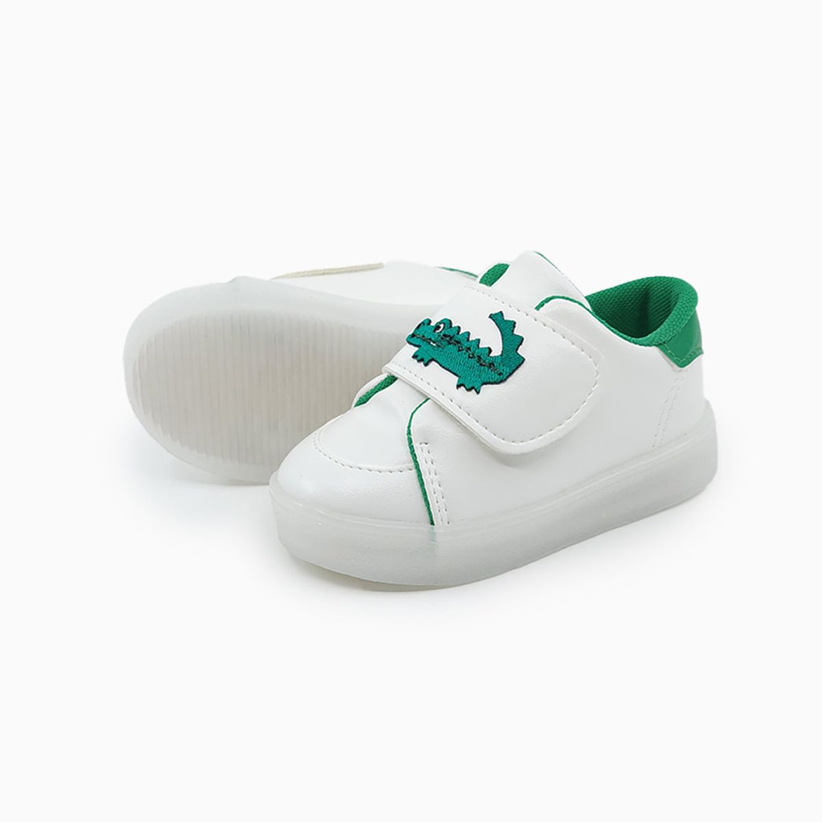 베이비솔(BABYSOLE) 궁금한악어LED슈즈